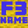 F3Name | Установка своего названия/текста при открытии меню F3 на вашем сервере